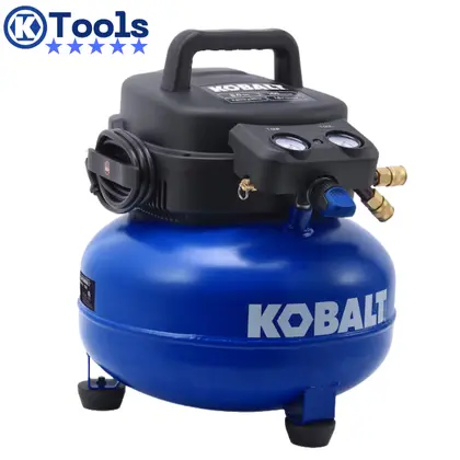 Kobalt 6 Gallon Air Compressor front view