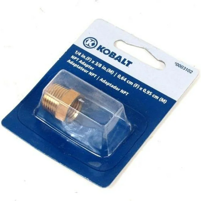 Kobalt 1/4" x 3/8" NPT Adapter – 3102