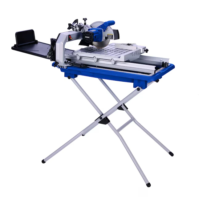 Kobalt 10-Amp 7-in Corded Wet Sliding Table Tile Saw with Stand (Charger Not Included)
