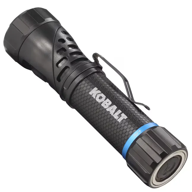 Kobalt 1000-Lumen 4 Modes LED Spotlight Flashlight with Rechargeable with Batteries Included