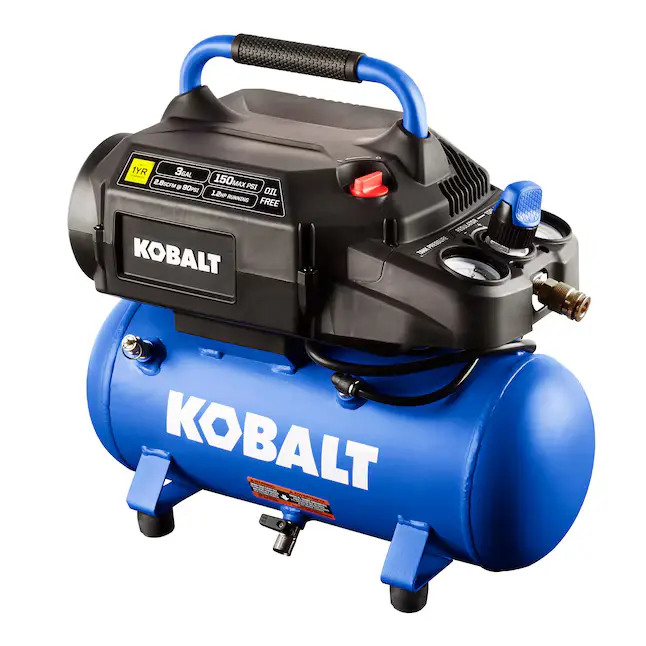 Kobalt 3-Gallons Portable Electric 150 PSI Hot dog Air Compressor