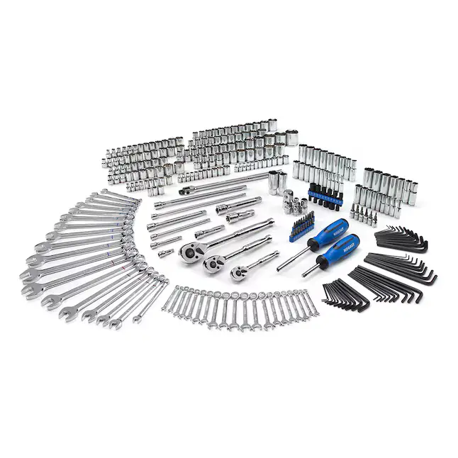 Kobalt 300 -Piece Standard (SAE) and Metric Polished Chrome Mechanics Tool Set (no case)