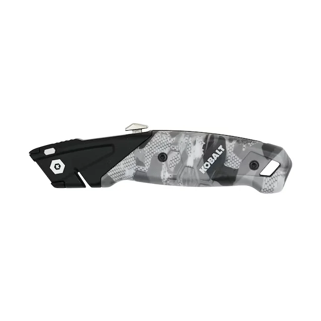 Kobalt 3/4-in 3-Blade Retractable Utility Knife with On Tool Blade Storage
