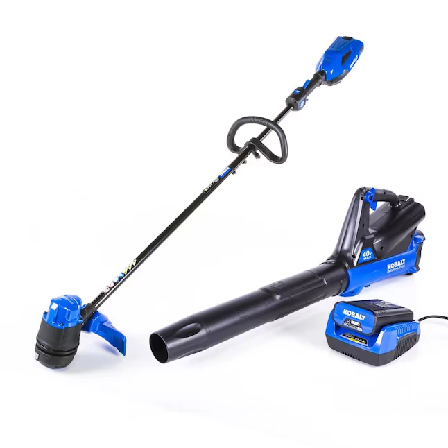 Kobalt 40-volt Cordless String Trimmer and Leaf Blower Combo Kit 4 Ah (Battery & Charger Included)
