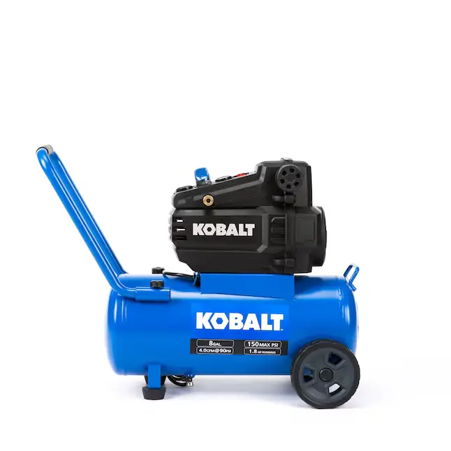 Kobalt 8-Gallons Portable Electric 150 PSI Horizontal Air Compressor