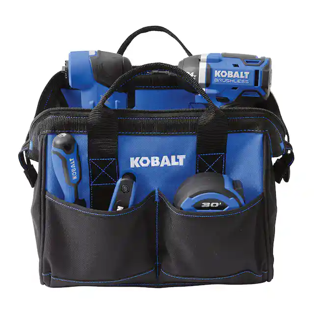 Kobalt Blue Polyester 12-in Zippered Tool Bag
