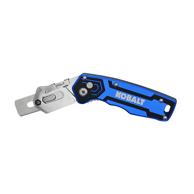 Kobalt Carpet 3/4-in 11-Blade Folding Utility Knife with On Tool Blade Storage