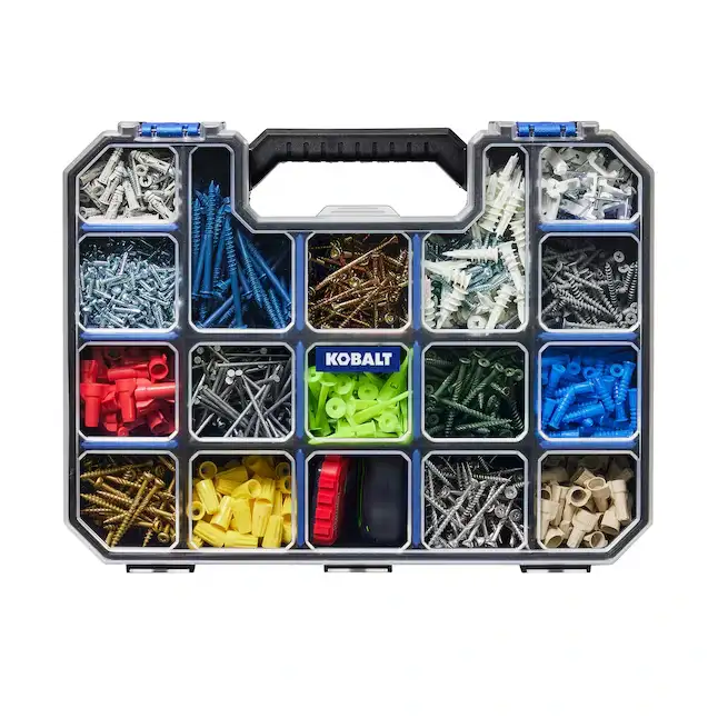 Kobalt Plastic 17-Compartment Small Plastic Small Parts Organizer